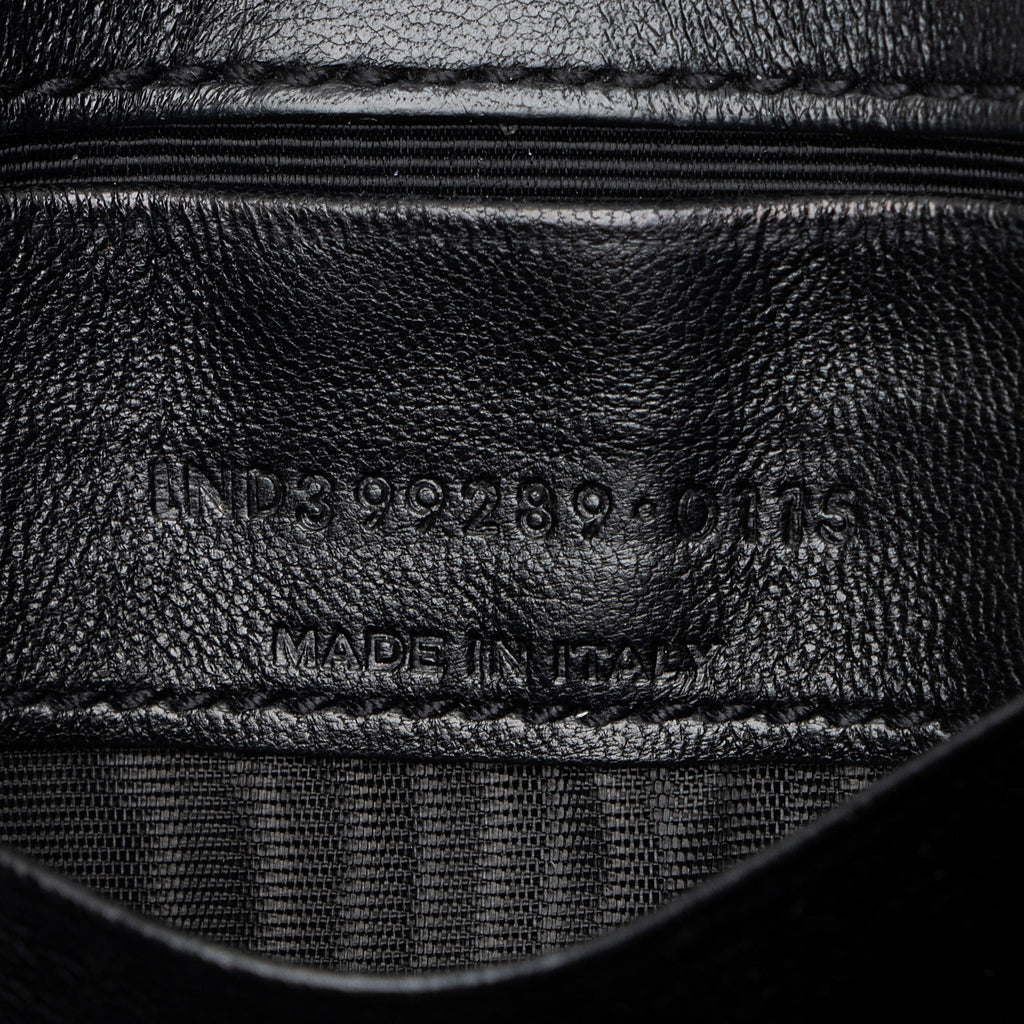 Saint Laurent Matelasse Leather Floral Applique Monogram Classic Baby Chain Bag