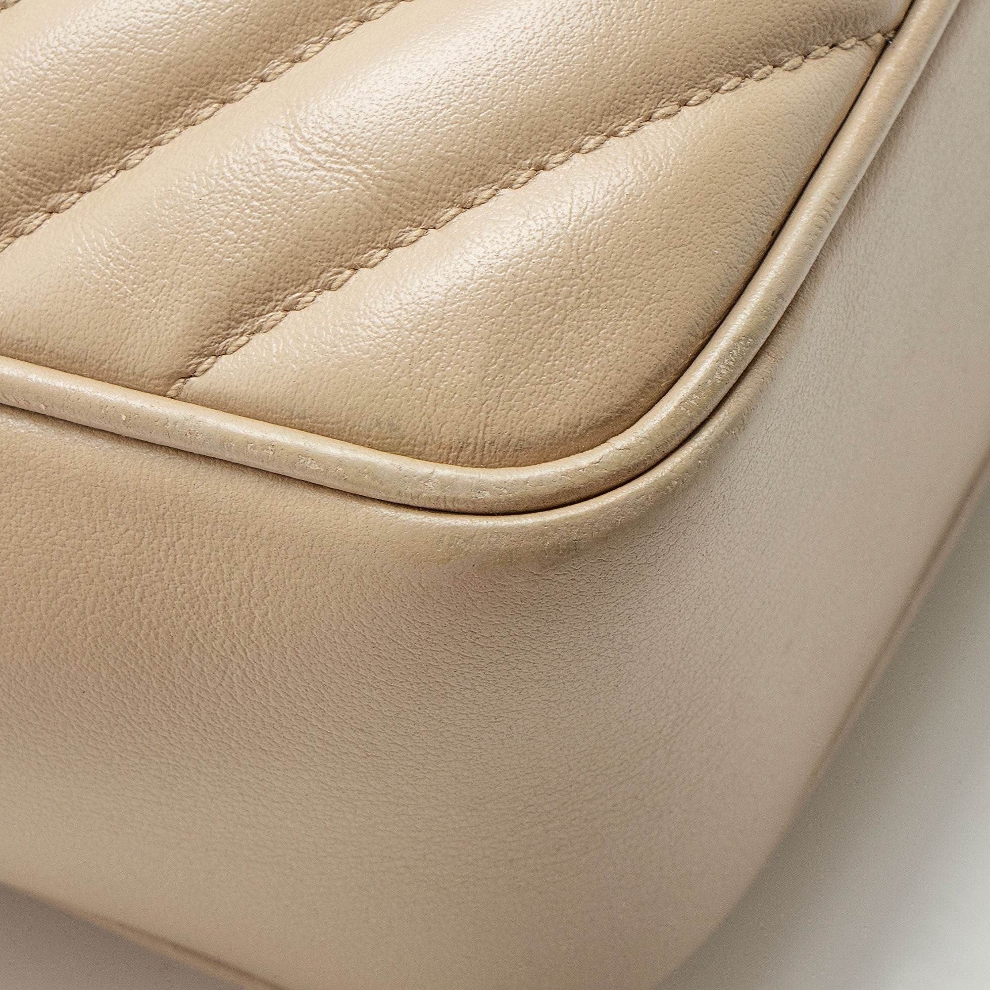 Saint Laurent Matelasse Calfskin Monogram Lou Camera Bag