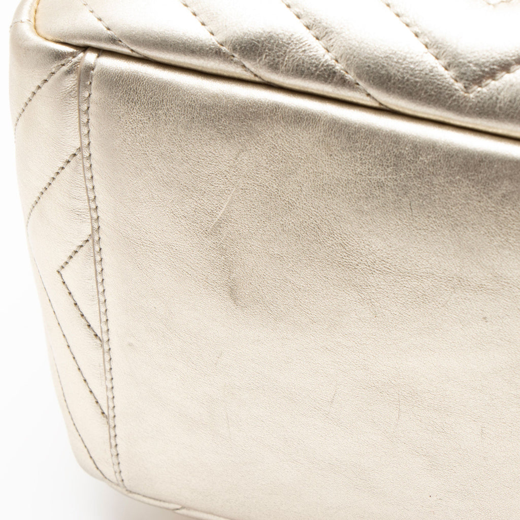Saint Laurent Metallic Matelasse Lambskin Monogram Joe Backpack