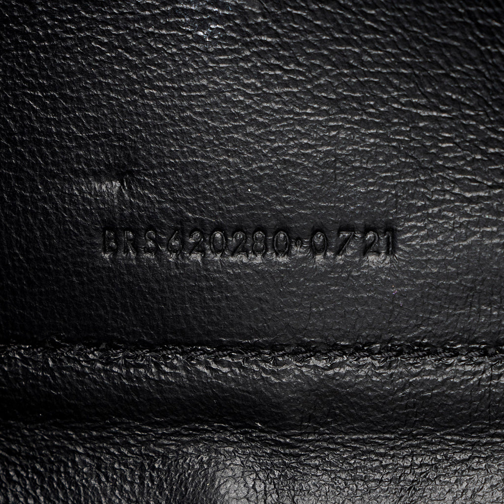 Saint Laurent Mixed Matelasse Calfskin Monogram Chain Wallet (SHF-q01O3t)