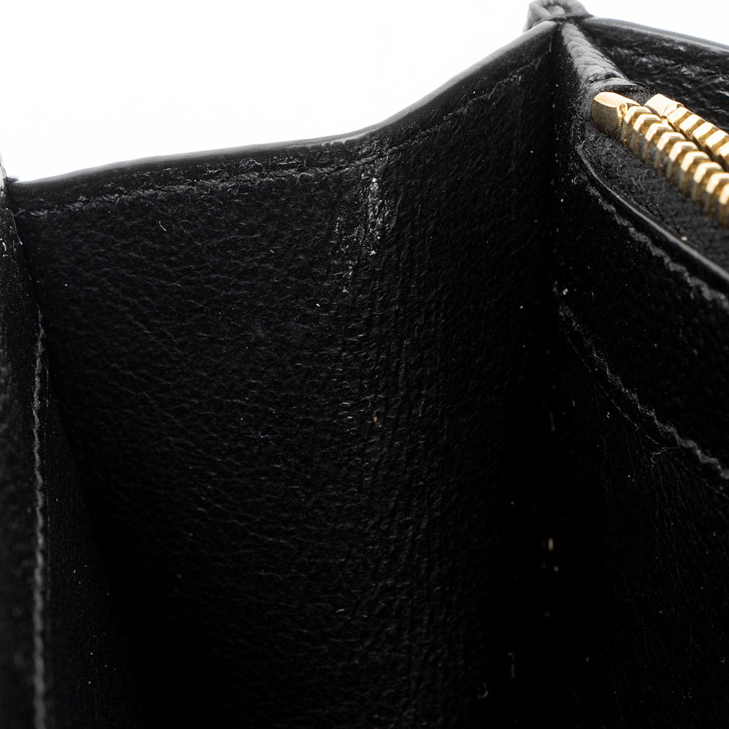 Saint Laurent Mixed Matelasse Calfskin Monogram Chain Wallet (SHF-q01O3t)