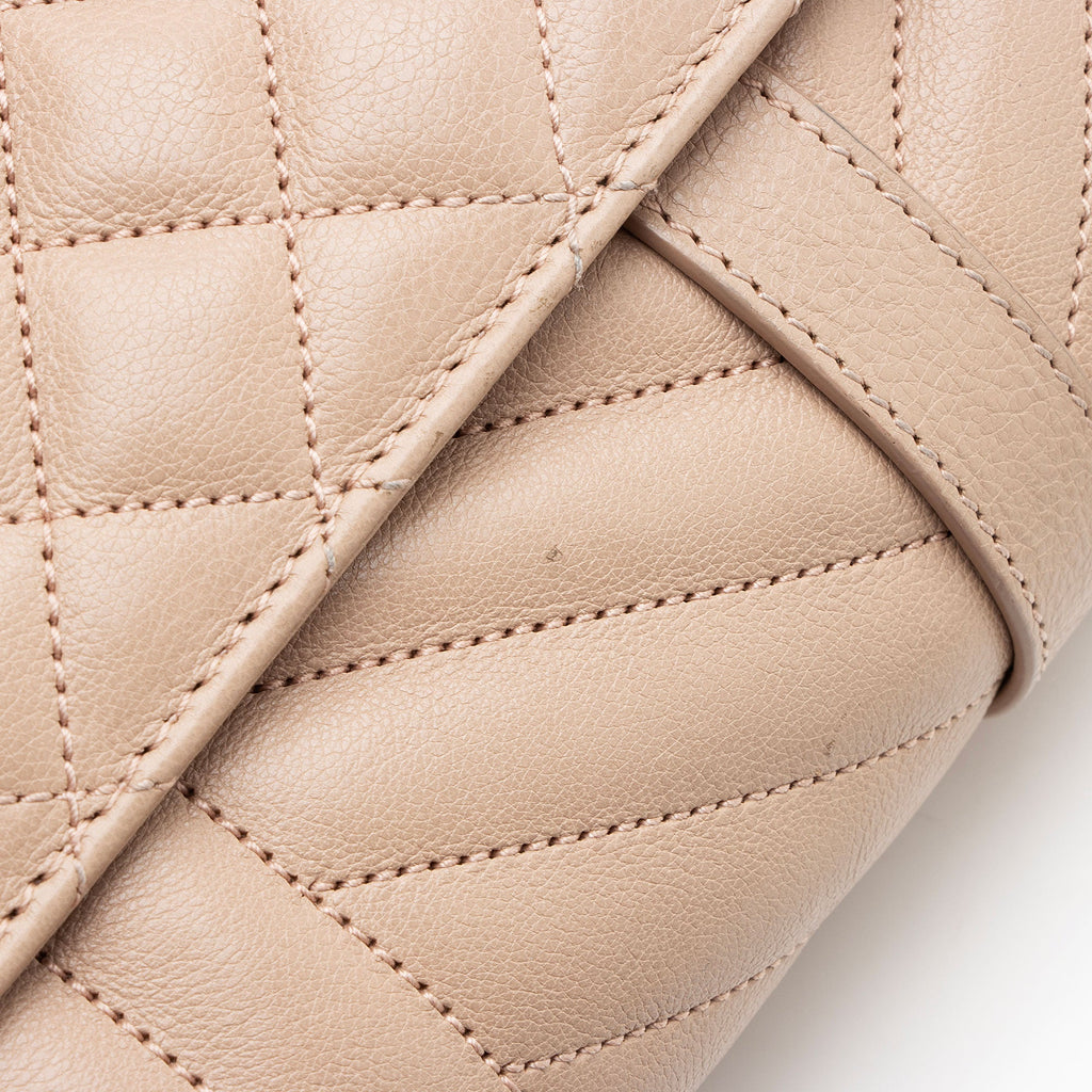 Saint Laurent Mixed Matelasse Calfskin Monogram Soft Medium Shoulder Bag