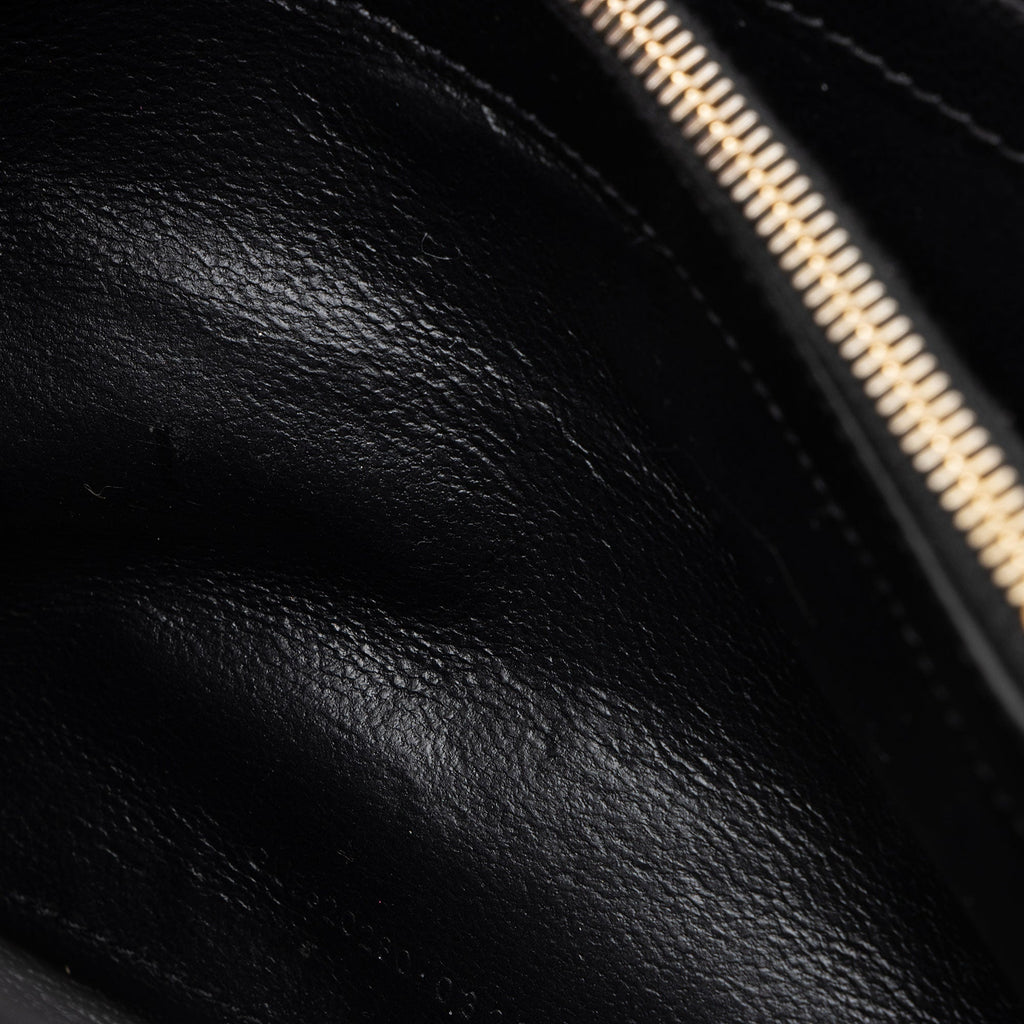 Saint Laurent Mixed Matelasse Grain de Poudre Monogram Chain Wallet