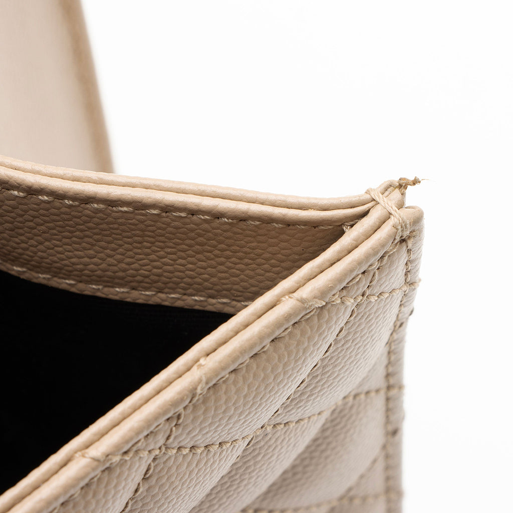 Saint Laurent Mixed Matelasse Grain de Poudre Monogram Large Shoulder Bag