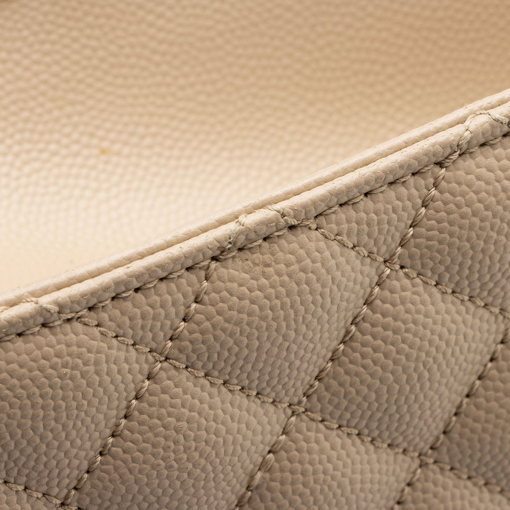 Saint Laurent Mixed Matelasse Grain de Poudre Monogram Large Shoulder Bag