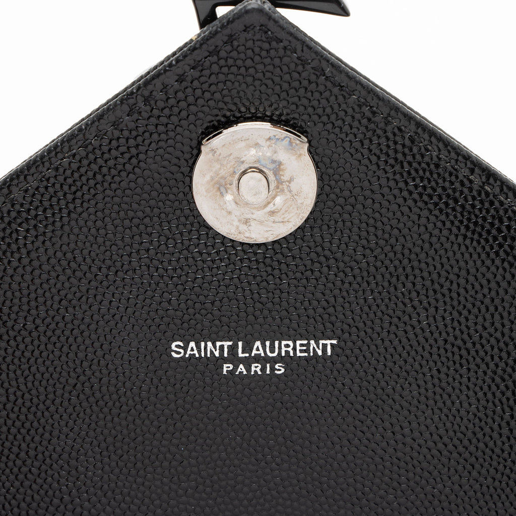 Saint Laurent Mixed Matelasse Grain de Poudre Monogram Large Shoulder Bag