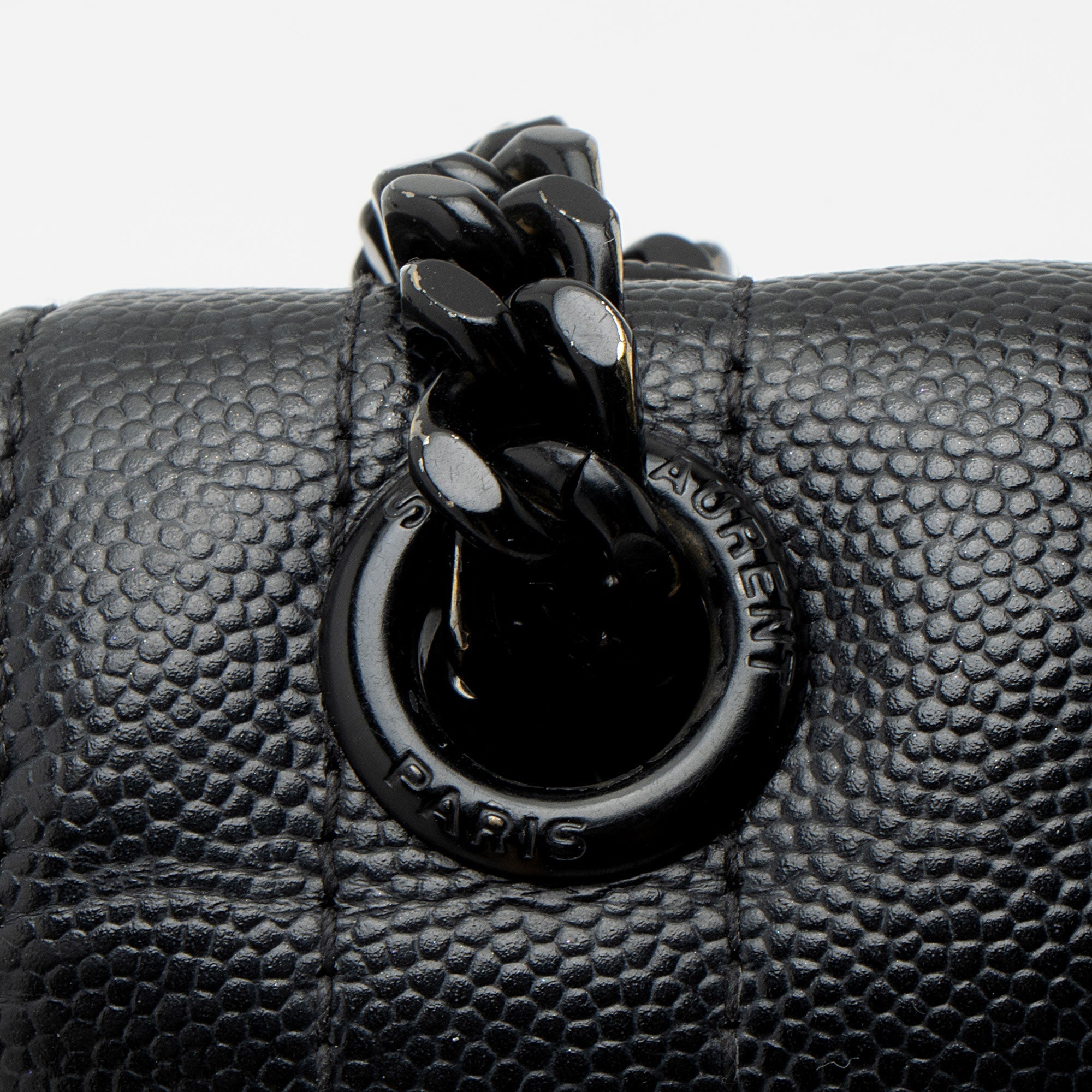 Saint Laurent Mixed Matelasse Grain de Poudre Monogram Medium Shoulder Bag