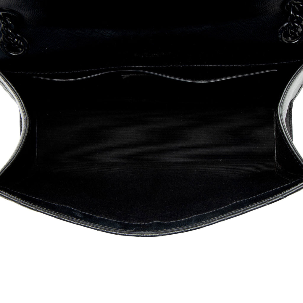 Saint Laurent Mixed Matelasse Grain de Poudre Monogram Medium Shoulder Bag