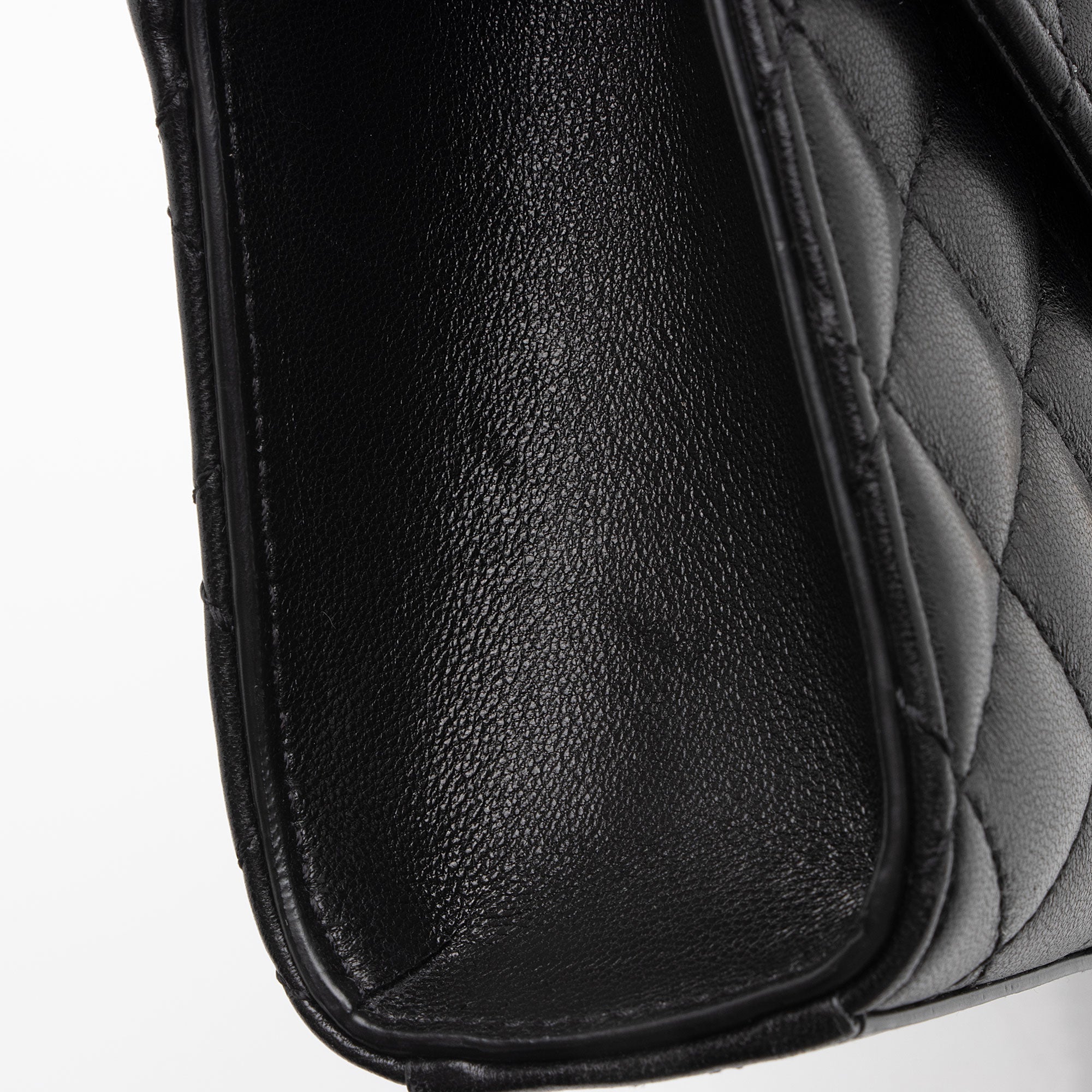 Saint Laurent Mixed Matelasse Lambskin Monogram Small Shoulder Bag (SHF-gYiuTh)