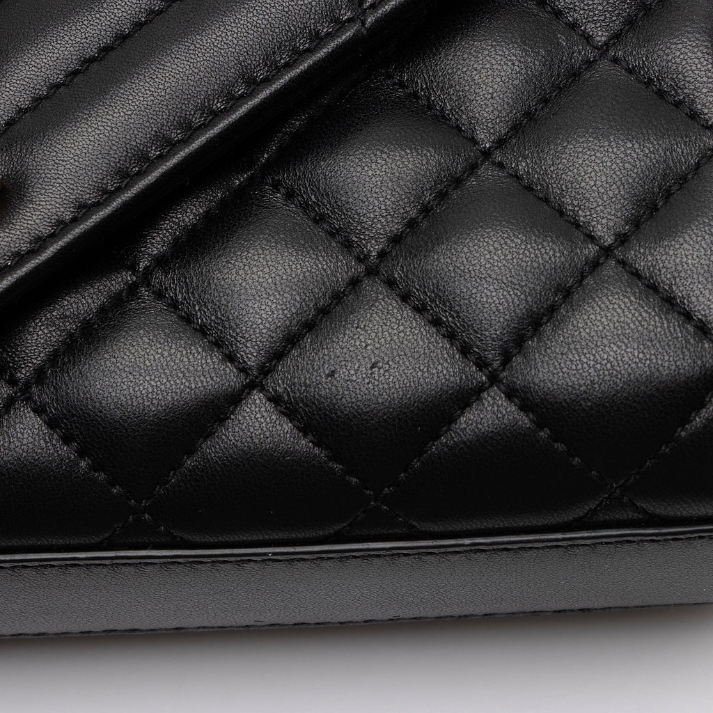 Saint Laurent Mixed Matelasse Lambskin Monogram Small Shoulder Bag (SHF-gYiuTh)