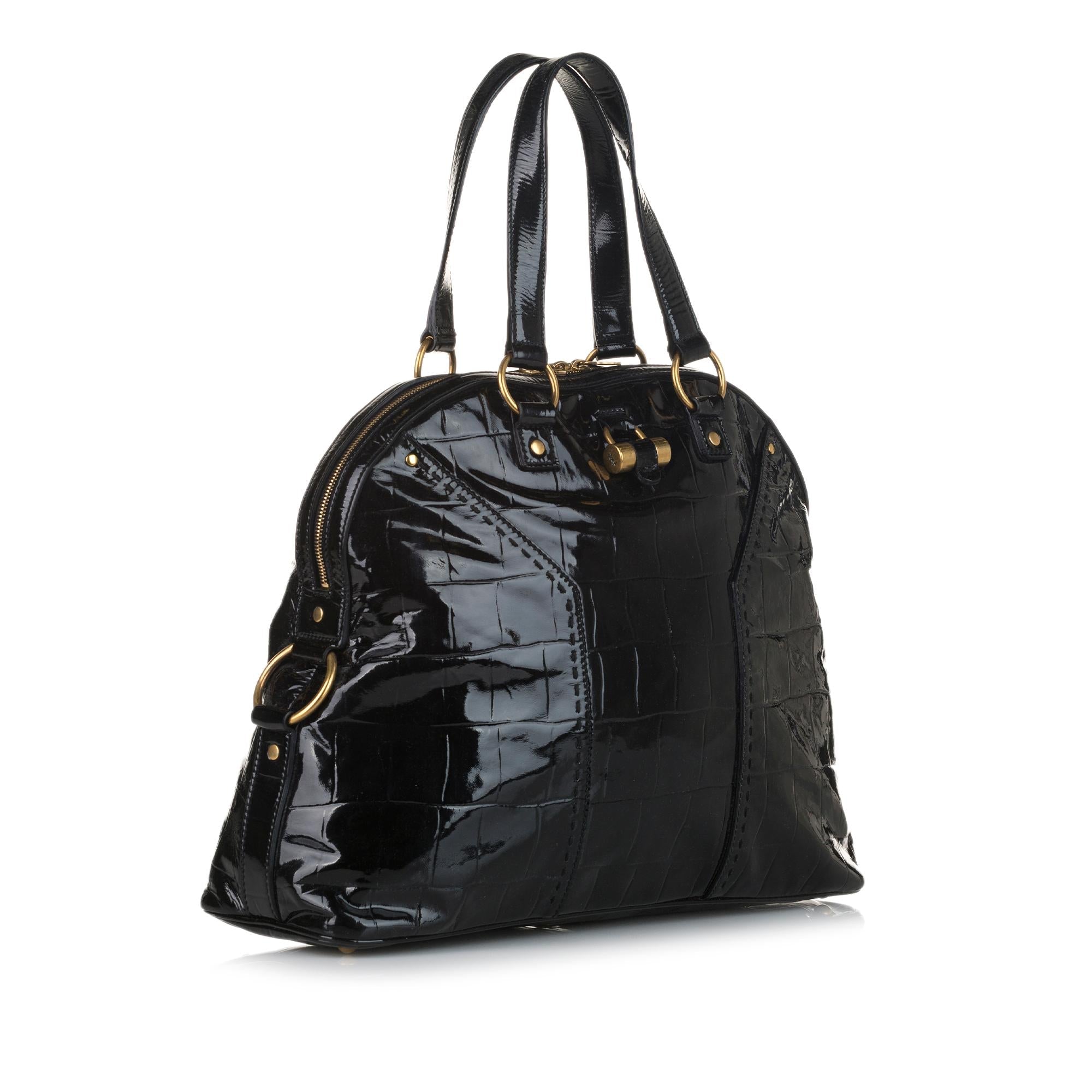 Saint Laurent Muse Patent Leather Bag (SHG-35616)