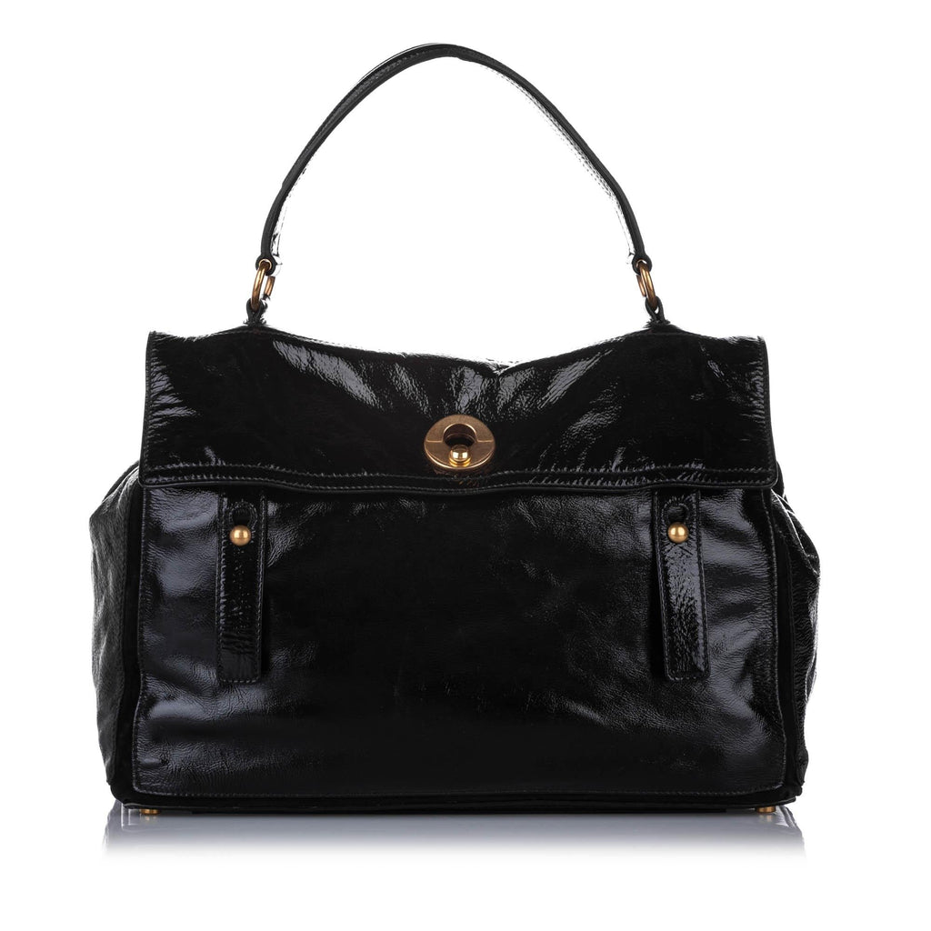 Saint Laurent Muse Two Patent Leather Handbag (SHG-22757)