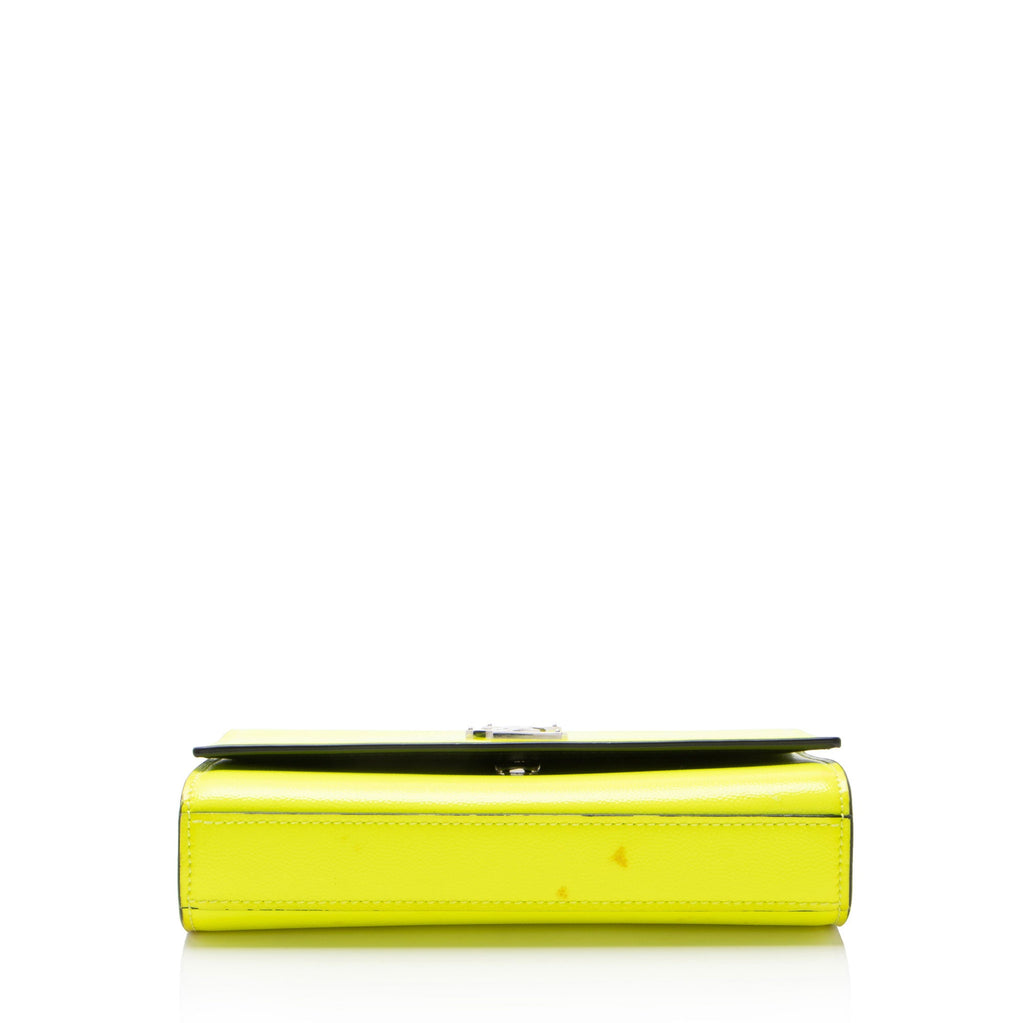 Saint Laurent Patent Grain de Poudre Monogram Kate Small Shoulder Bag