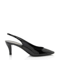 Saint Laurent Patent Leather Carole Slingback Pumps - Size 10 / 40 (SHF-nC31aU)