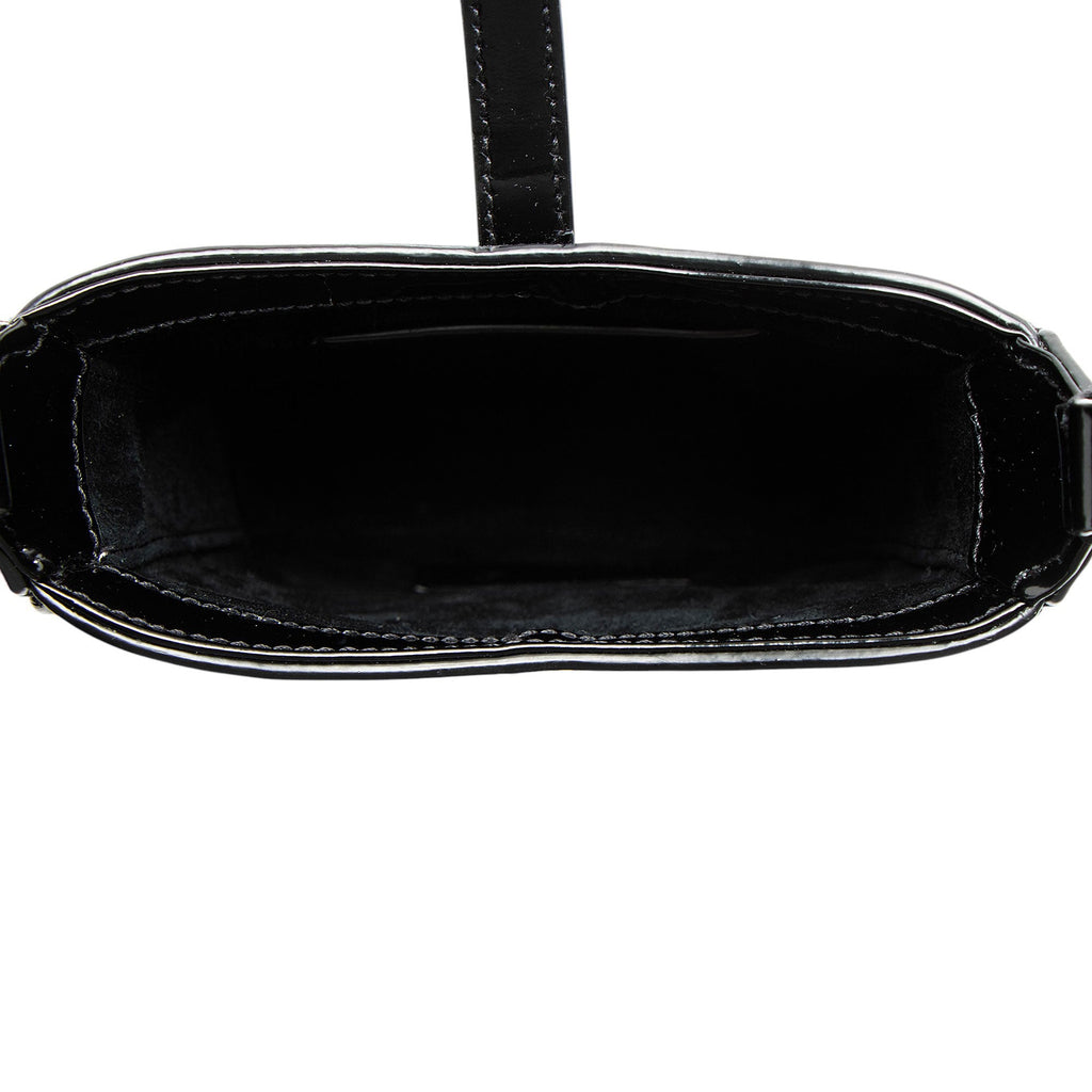 Saint Laurent Patent Leather Monogram Le 5 A 7 Vertical Mini Crossbodyy