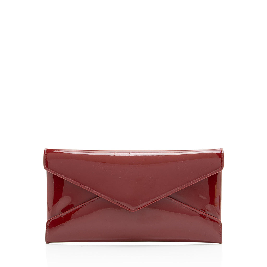 Saint Laurent Patent Leather Envelope Pouch