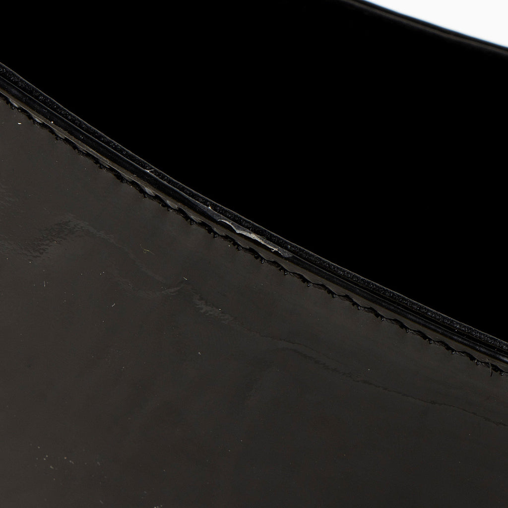 Saint Laurent Patent Leather Rendez-Vous Hobo