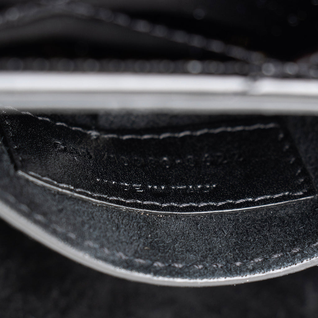 Saint Laurent Patent Matelasse Leather Monogram June Box Bag