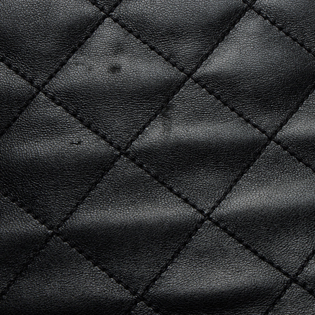 Saint Laurent Quilted Lambskin Monogram Icare Maxi Shopping Tote