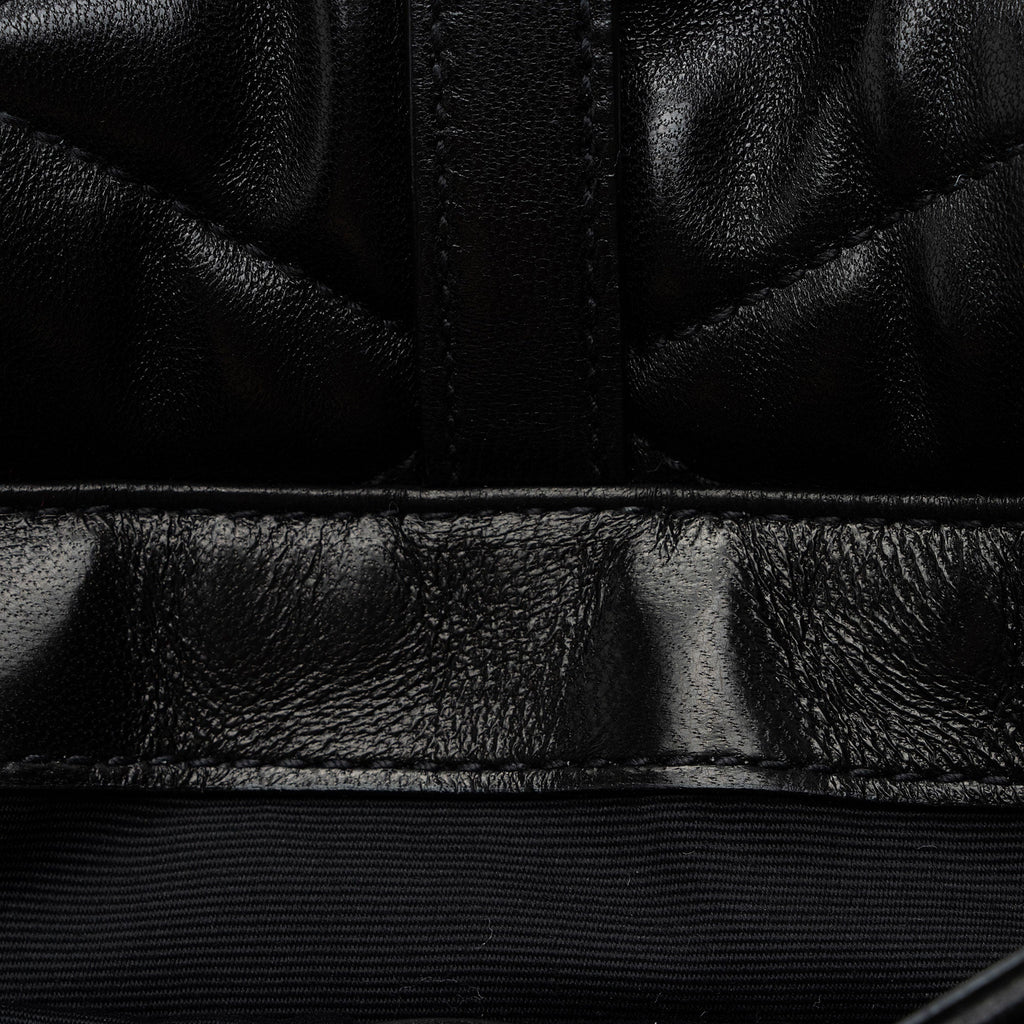 Saint Laurent Quilted Lambskin Monogram Le 57 Hobo