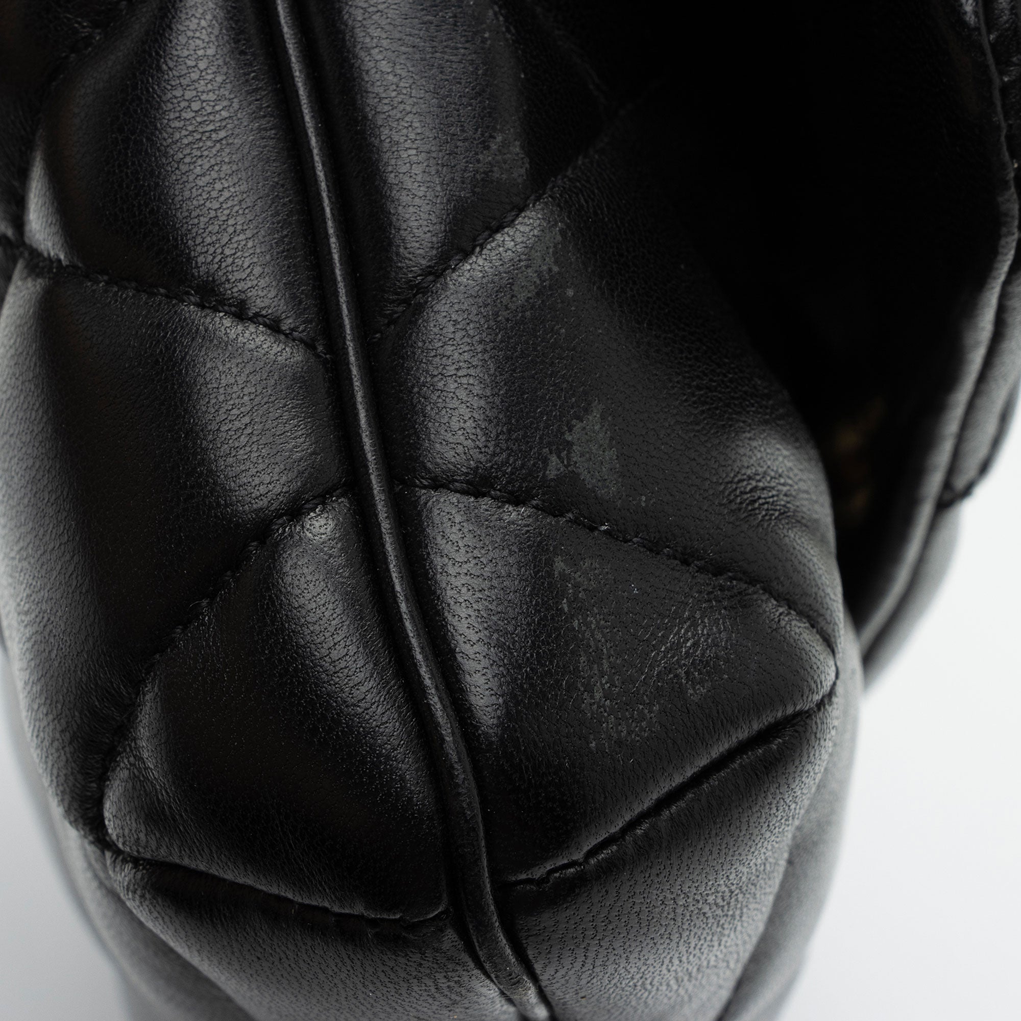 Saint Laurent Quilted Lambskin Monogram Le 57 Hobo