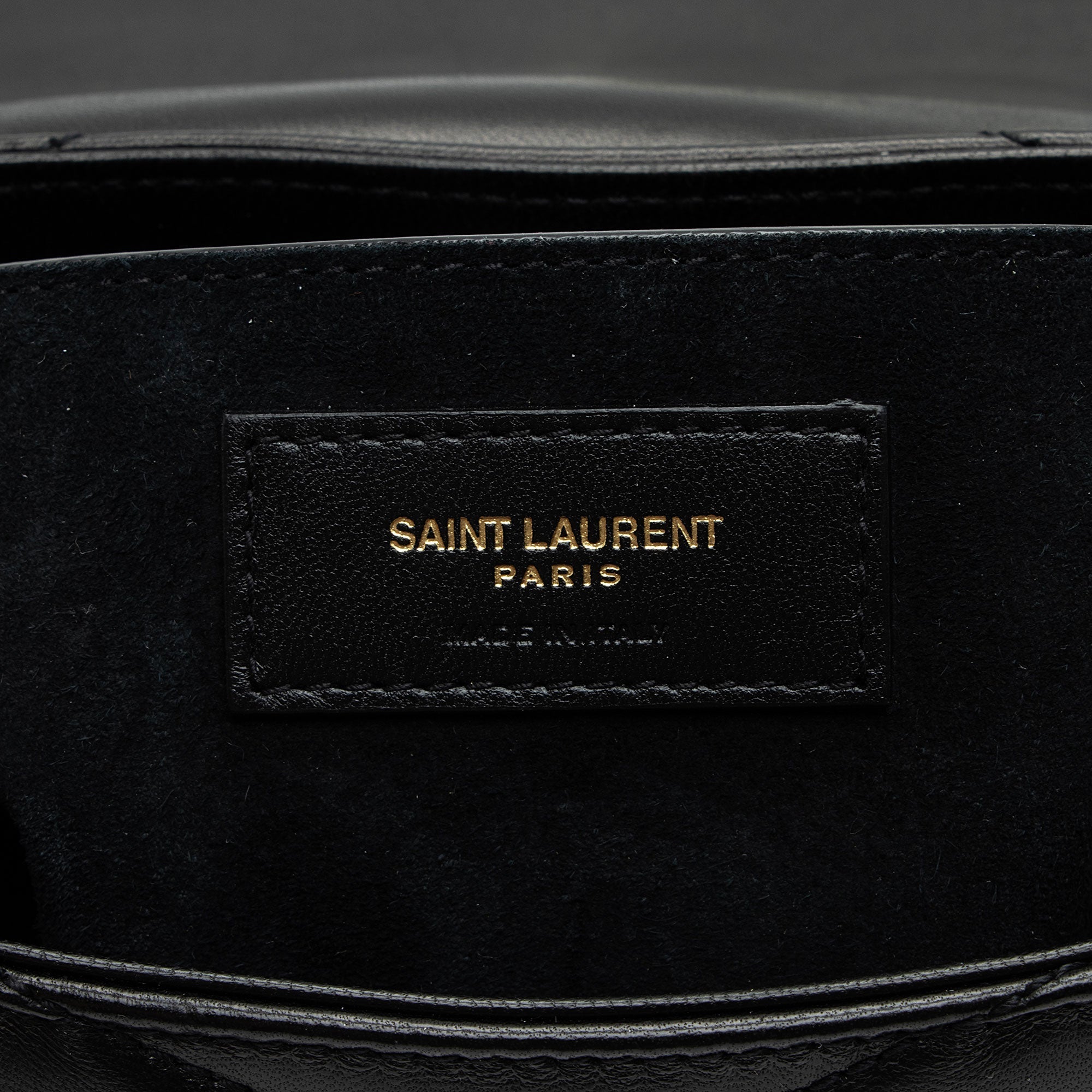 Saint Laurent Quilted Lambskin Monogram Le 57 Hobo