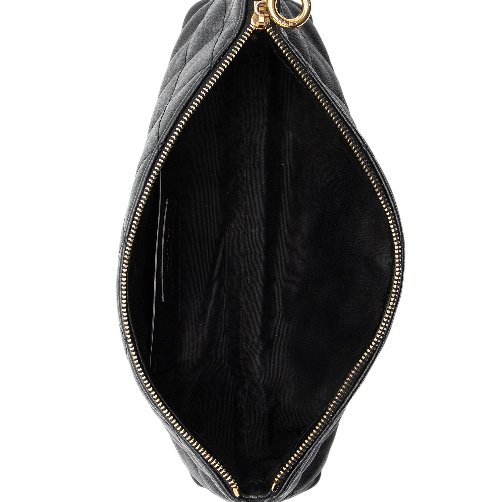 Saint Laurent Quilted Lambskin Pouch