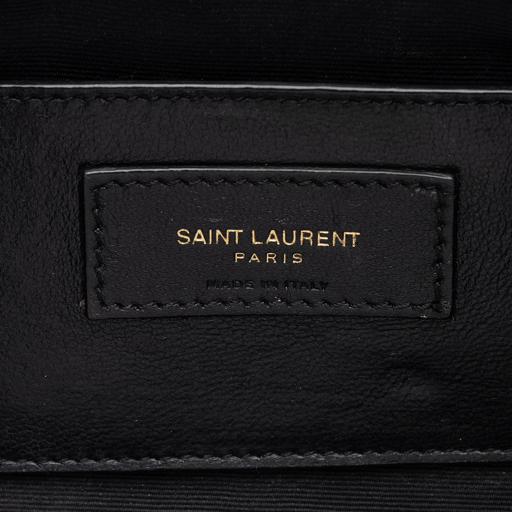 Saint Laurent Quilted Lambskin Pouch