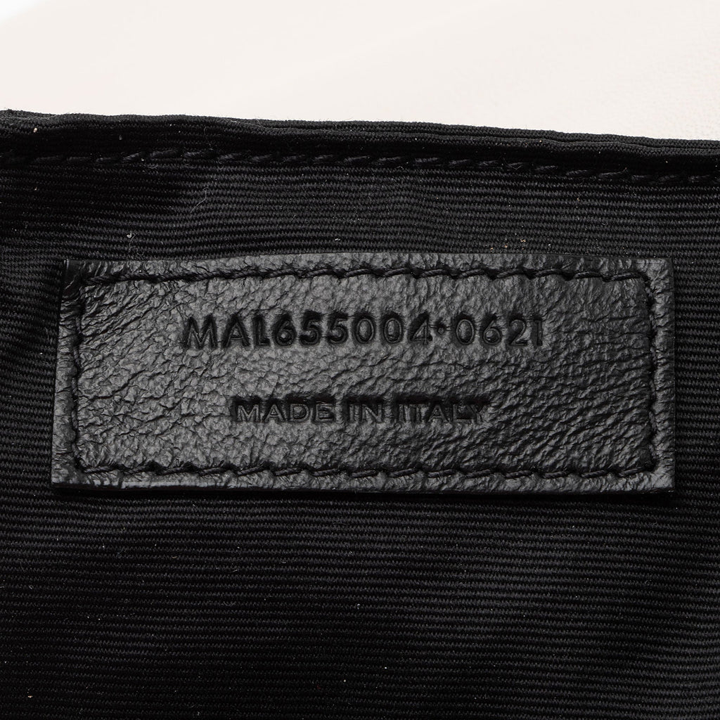 Saint Laurent Quilted Lambskin Puffer Sade Clutch (SHF-Acb2VB)