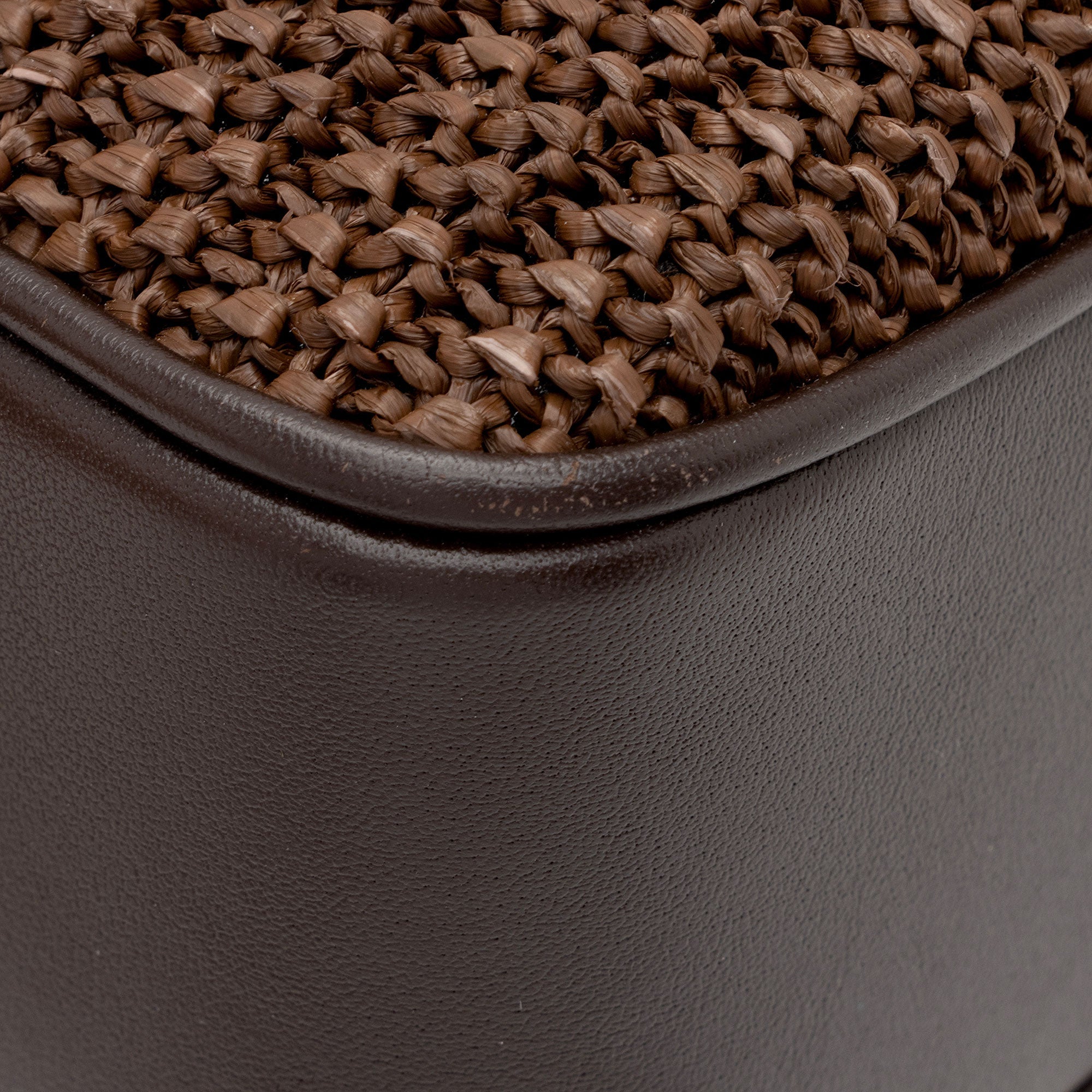 Saint Laurent Raffia Calfskin Monogram Lou Camera Bag (SHF-PUUOKP)