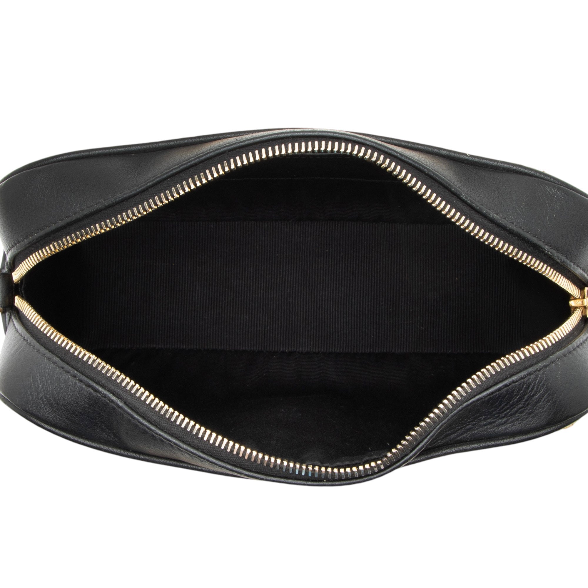 Saint Laurent Raffia Calfskin Monogram Lou Camera Bag