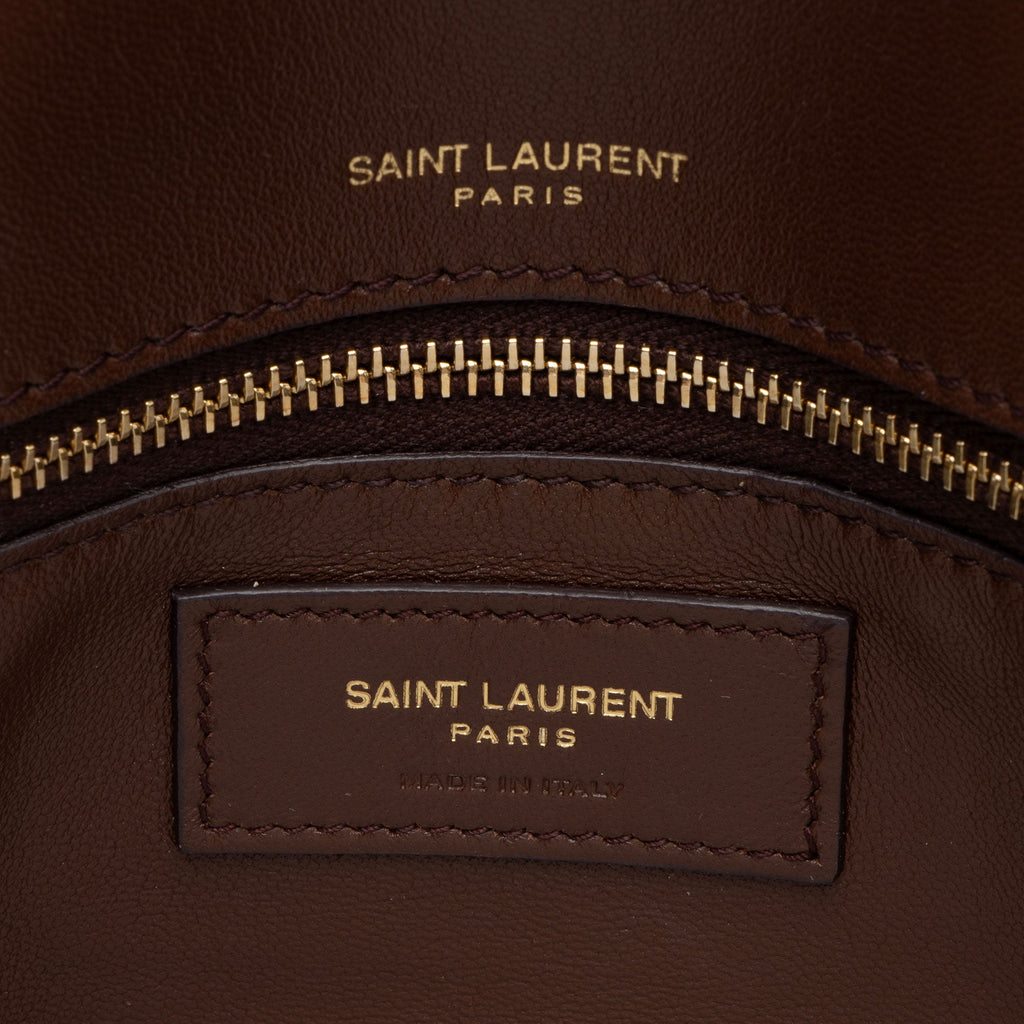 Saint Laurent Raffia Kate 99 Tassel Shoulder Bag