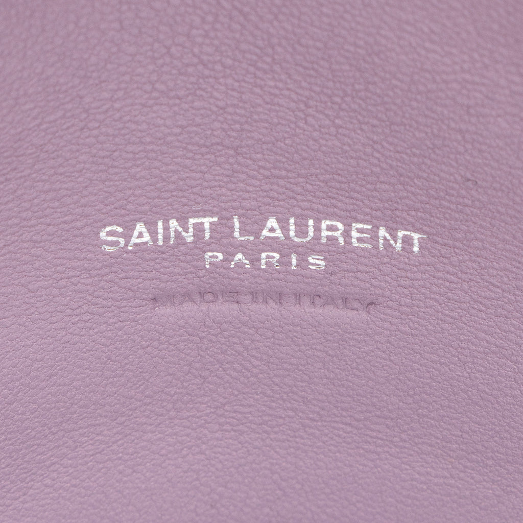 Saint Laurent Shearling Puffer LouLou Clutch