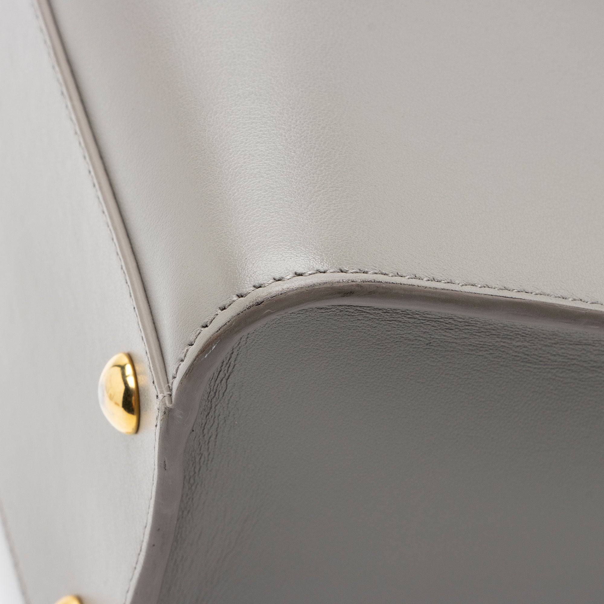 Saint Laurent Smooth Calfskin Baby Monogram Cabas Tote