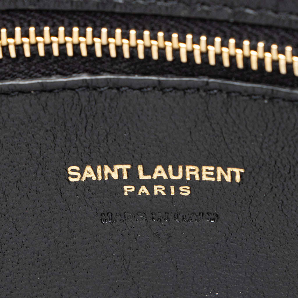 Saint Laurent Smooth Calfskin Baby Monogram Cabas Tote
