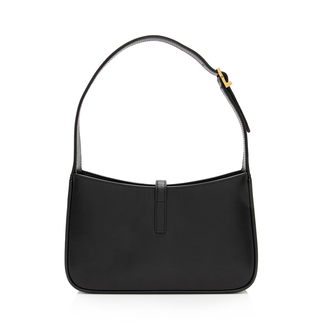 Saint Laurent Smooth Calfskin Le 5 A 7 Hobo (SHF-23023)
