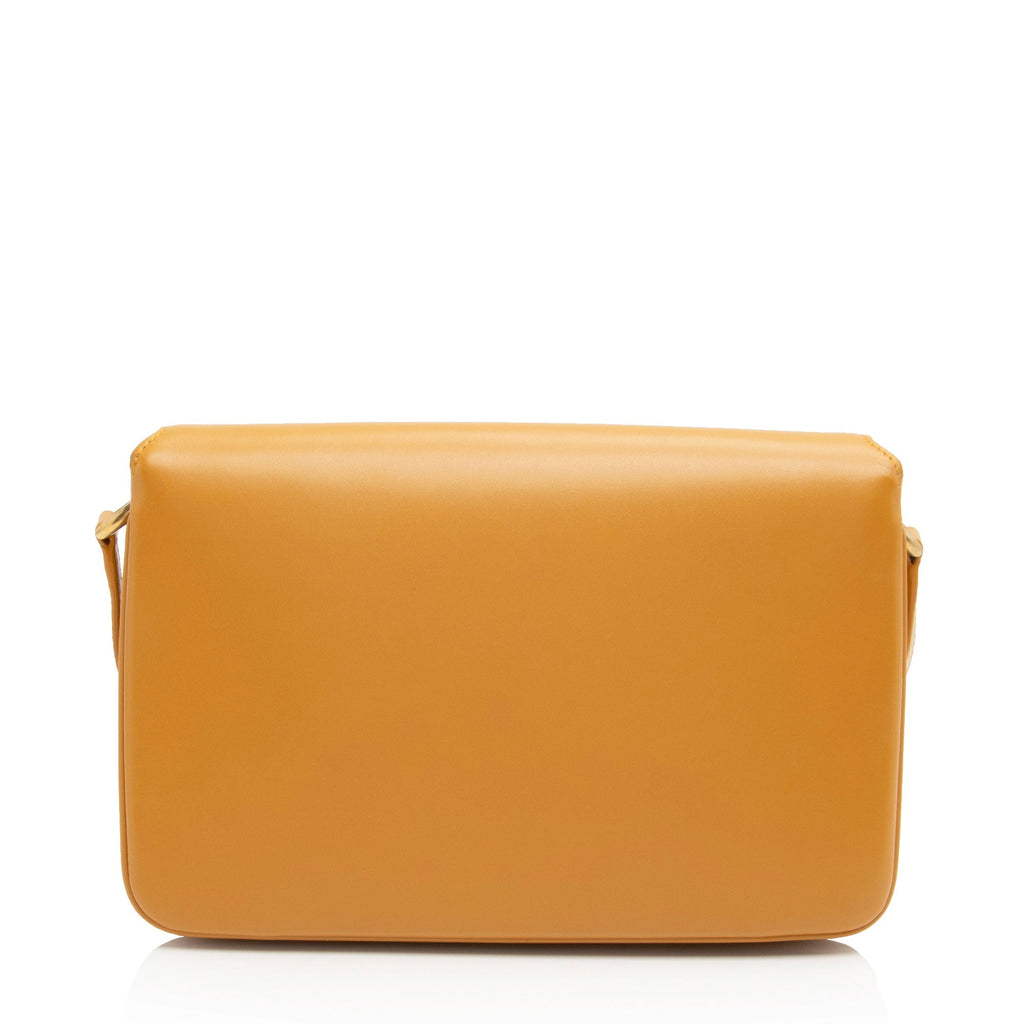 Saint Laurent Smooth Calfskin Le Maillon Shoulder Bag (SHF-jgkVVY)
