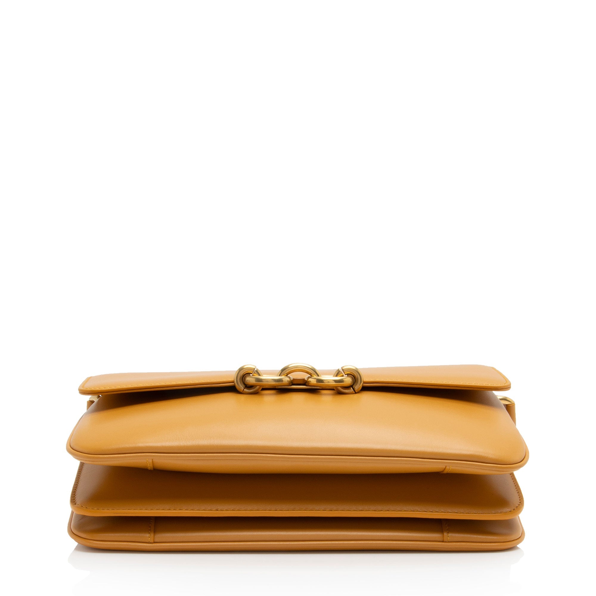 Saint Laurent Smooth Calfskin Le Maillon Shoulder Bag (SHF-jgkVVY)