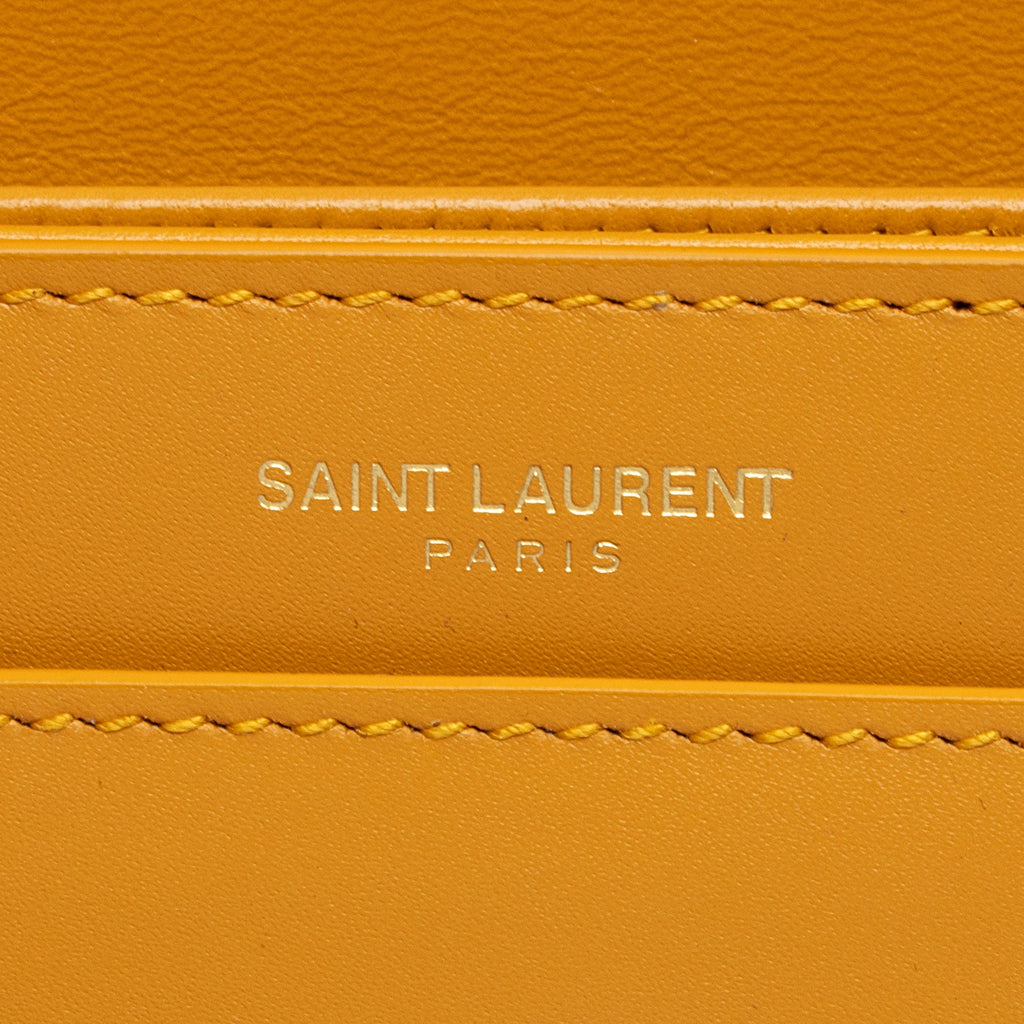 Saint Laurent Smooth Calfskin Le Maillon Shoulder Bag (SHF-jgkVVY)