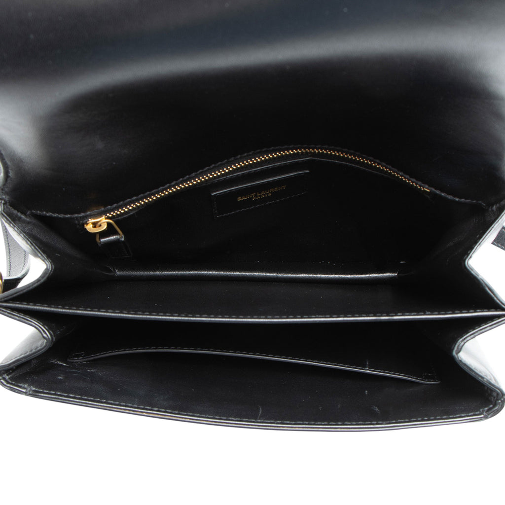 Saint Laurent Smooth Calfskin Le Maillon Shoulder Bag