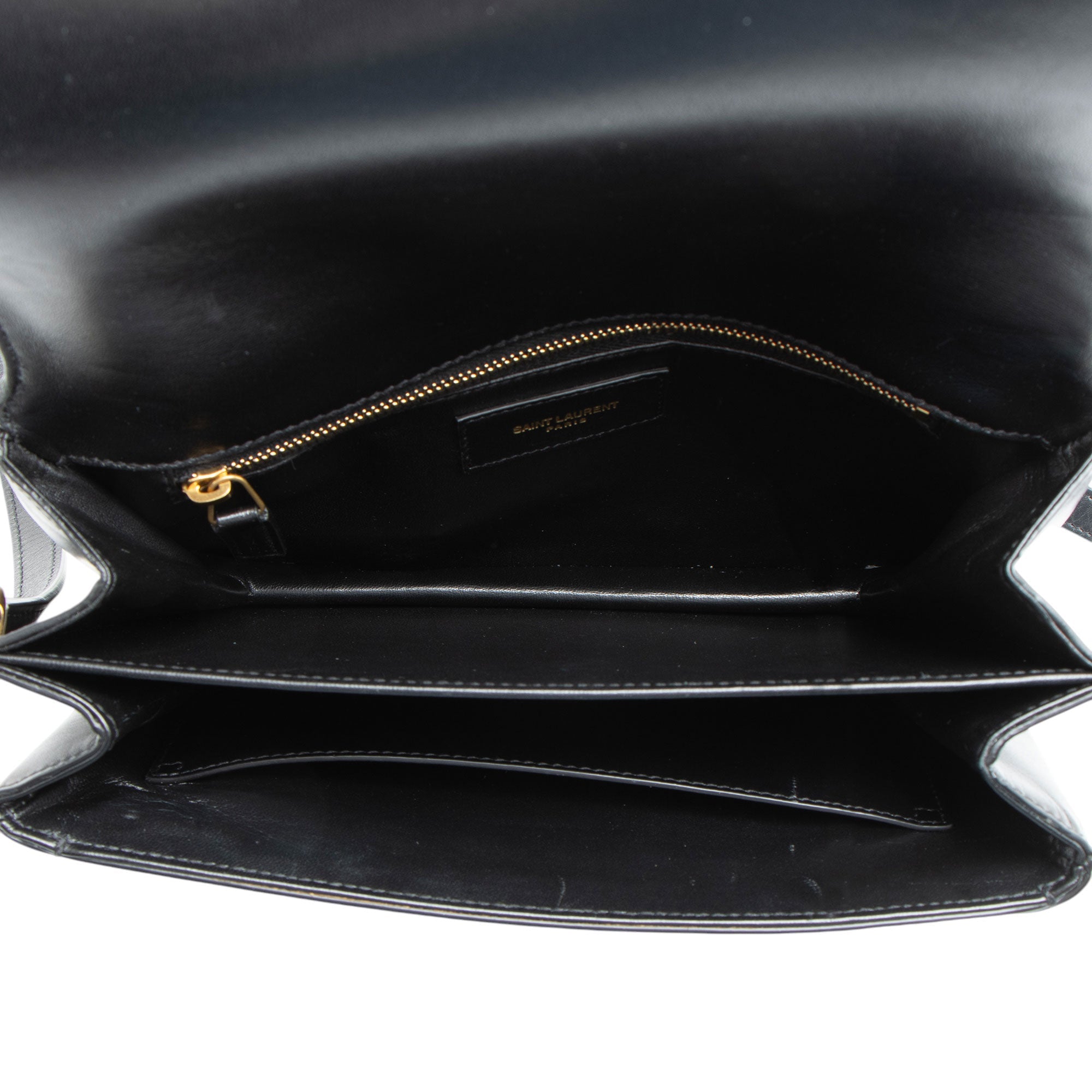 Saint Laurent Smooth Calfskin Le Maillon Shoulder Bag