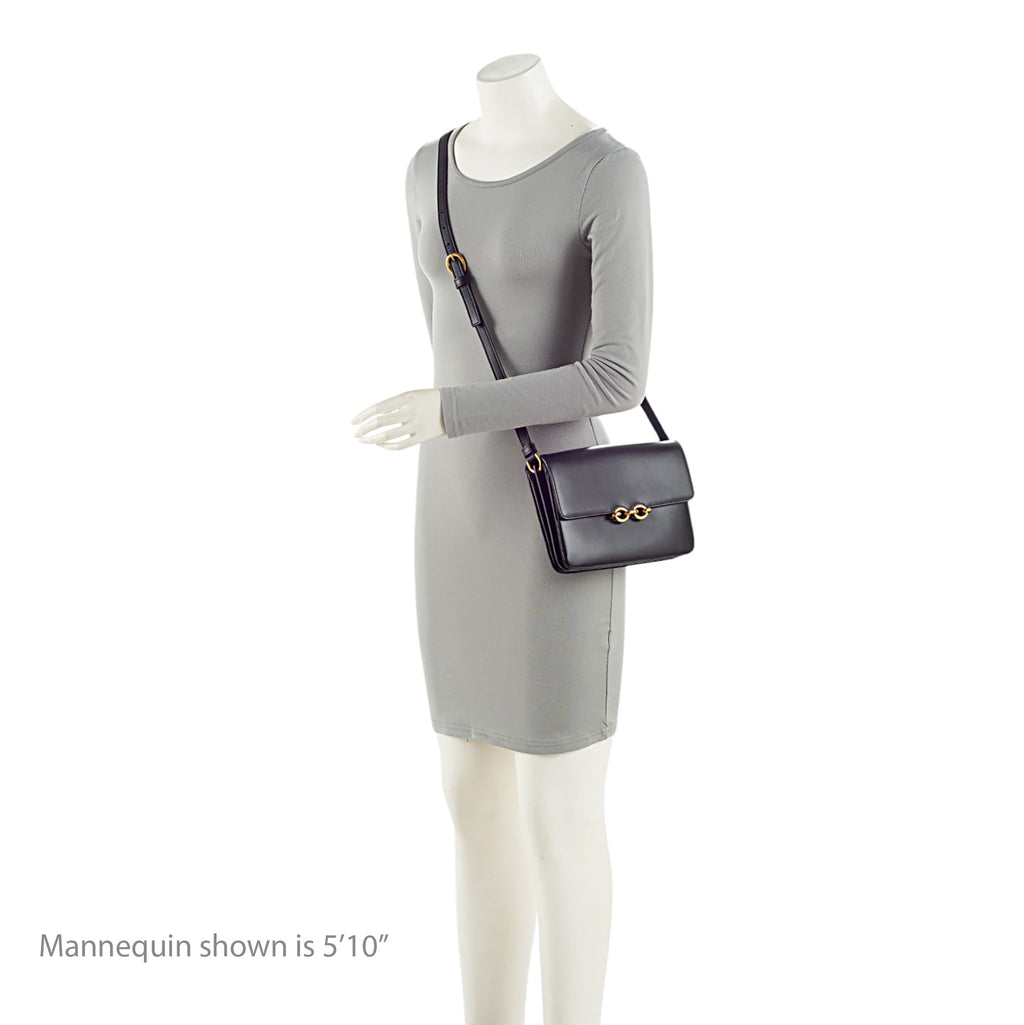 Saint Laurent Smooth Calfskin Le Maillon Shoulder Bag