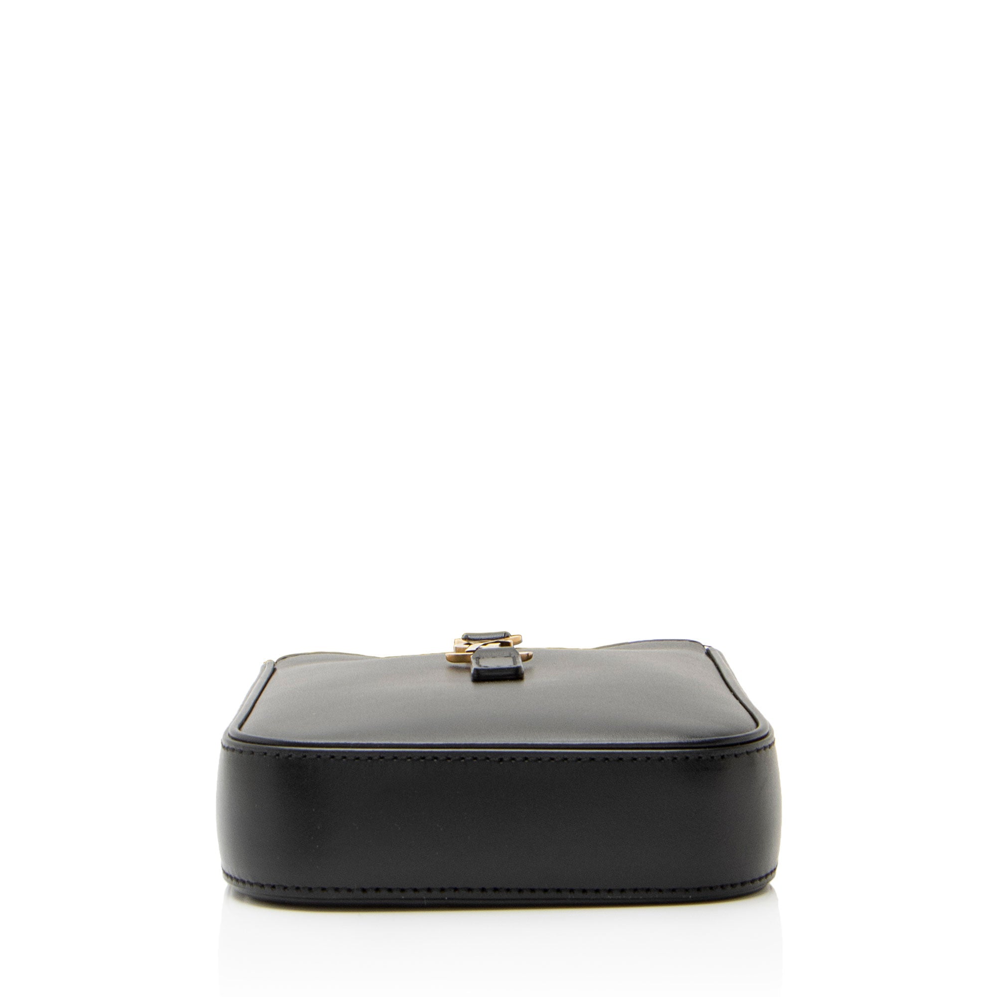 Saint Laurent Smooth Calfskin Monogram Le 5 A 7 Vertical Mini Crossbody