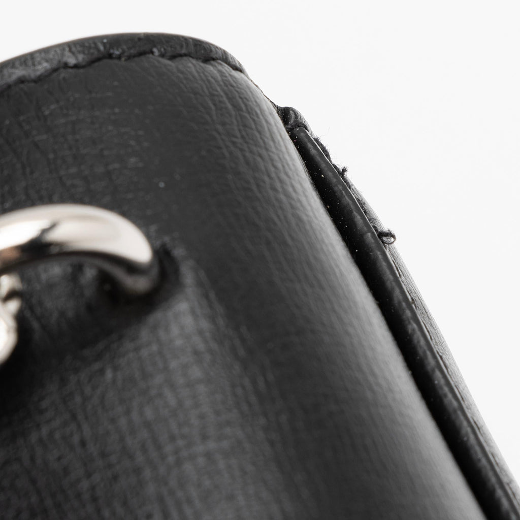 Saint Laurent Smooth Calfskin Monogram Sunset Mini Wallet on Chain Bag (SHF-JIh0bZ)