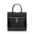 Saint Laurent Smooth Calfskin Monogram Uptown Small Satchel
