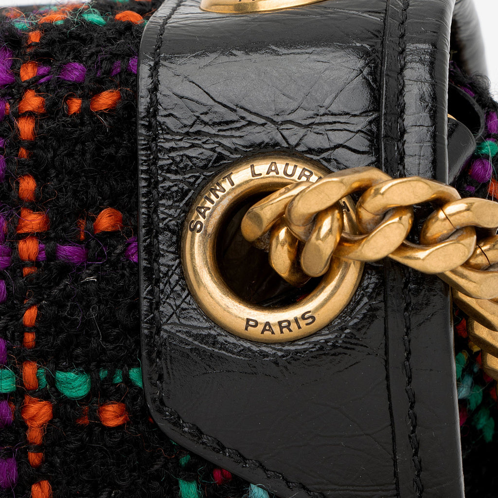 Saint Laurent Tweed Niki Medium Shoulder Bag