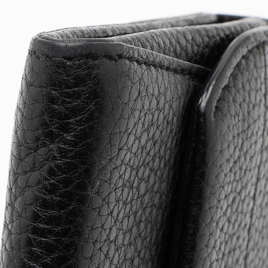 Salvatore Ferragamo Calfskin Gancini Continental Wallet (SHF-raZTbM)