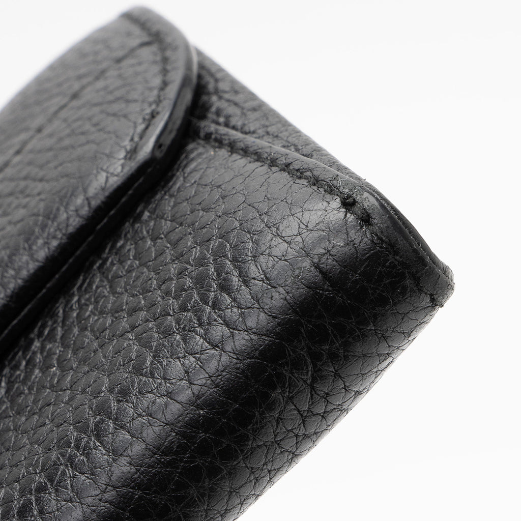 Salvatore Ferragamo Calfskin Gancini Continental Wallet (SHF-raZTbM)