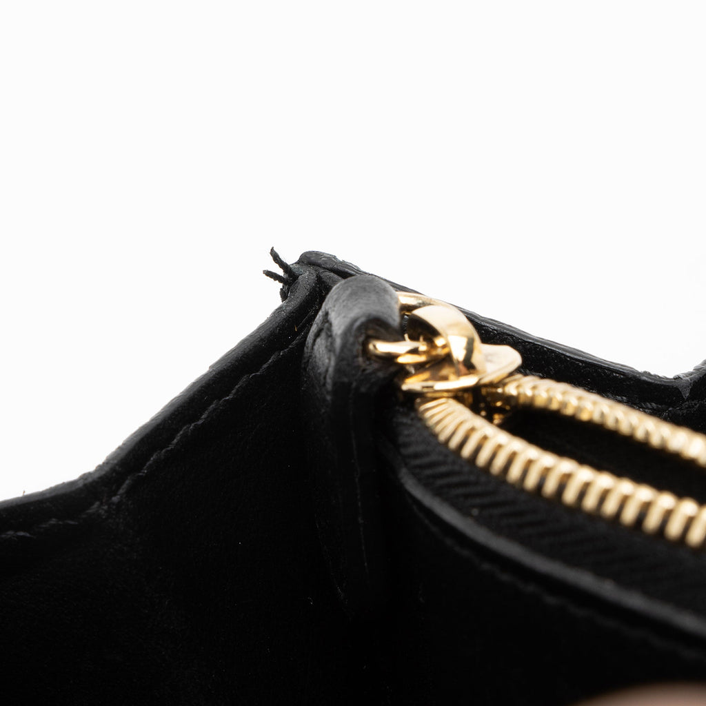 Salvatore Ferragamo Calfskin Gancini Continental Wallet (SHF-raZTbM)