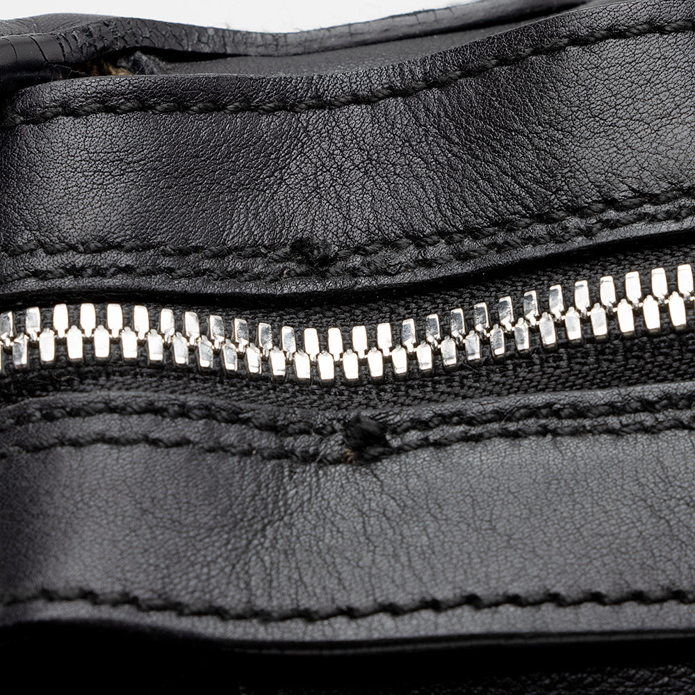 Salvatore Ferragamo Calfskin Gancini Shoulder Bag (SHF-22067)